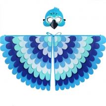 Kreative Filz Tuch Halloween Umhang mit Maske Robe Vogel Flügel Halloween Kinder Kostüm Cosplay Eule Cape Maske Set Kind Geschenke
