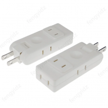 4-in-1-Steckdose für US-Steckdose, Kanada, Japan, amerikanische Rotationsstecker-Adapter, Verlängerung, Stromkonverter, Reiseadapter, AC-Steckdosen
