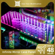 Infinity RGB Panel Infinite 3D PC Gehäuse Beleuchtung Platte Benutzerdefinierte Chassis Dekoration GPU Backplate DIY Gamer Transperant AURA MOD