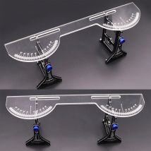 Aluminium-Chassis-Setup-System, Messwerkzeug-Set mit Linealschlüssel für 1/10 On ROAD Car Axial SCX10 Capra TRX4 Yikong Upgrade