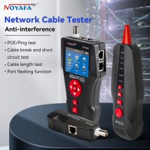 Noyafa NF-8601 Tester per cavi di rete Tracker per cavi Ethernet con funzione PoE/PING misura la lunghezza Tester Wiremap strumenti di rete