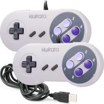Controller di gioco classico USB Joypad Joystick cablato Gamepad per giochi retrò SNES per Windows 7/8/10 PC MAC Linux Raspberry Pi 3