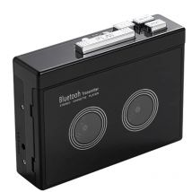 1 PCS Black Retro Stereo Cassette Player Black Walkman Cassette Tape Music Audio Auto Reverse With Bluetooth