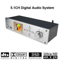 DTS Dolby Digital 5.1 Decoder Digital-Analog-Audio-Konverter HDMI2.0-Schalter SPDIF Koaxial Bluetooth5.0 ARC PC-USB-Laufwerk Eingang