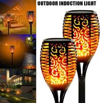 Outdoor Solar Lichter 12LED Taschenlampe Terrasse Garten Tanzen Flackernde Flamme Lampe IP65 Wasserdicht Landschaft Rasen Lampen Weg Beleuchtung