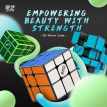 [ECube] QiYi 2024 NEUER Spiegelwürfel, selbstklebend, magnetisch, 3 x 3 x 3 glatter Geschwindigkeitswürfel, professionelle Puzzlewürfel, Spielzeug, Spiegelblöcke, Würfel