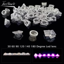 100PCS 5050 LED Objektiv 30 60 90 120 140 180 Grad Konvexe Optische Linse Für 5050 SMD WS2812 WS2811 SK6812 RGB LED stirp licht