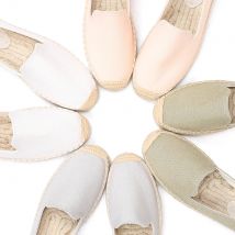 Espa drilles für Frauen lässig Hanf flache Plattform prägnante Slip on Flats bequeme Slipper