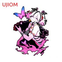 UJIOM Attraktive Camellya Wuthering Waves Wandaufkleber, wunderschöne künstlerische Smart Home-Kühlschrankaufkleber, geeignet für Sofowand