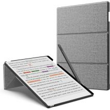 Standhülle für Remarkable Paper Pro 2024, 11,8 Zoll, Premium-Leder, dreifach faltbar, Standhülle mit Stifthalter für Remarkable Pro 11,8 Zoll