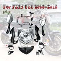Per YAMAHA 2006 - 2015 FZ1N FZ1 Faro Del Motociclo Set Testa di Montaggio Della Luce Specchio Segnale di Girata 2007 2008 2009 2010 2011 2012