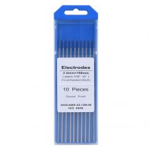 10 PZ 150 MM/175 MM Testa Elettrodo Ago/Filo Per La Saldatrice TIG WL20 WL15 WR WC20 WZ8 WP