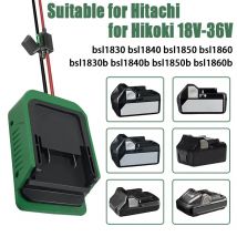 Für Hitachi/für Hikoki 18V-36V Batterie DIY Adapter Power Wheels mit Sicherung Schalter Batterie Adapter Power konverter Dock Connector