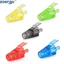 ZoeRax Kolorowe buty odciążające RJ45 CAT6 Złącze kabla Ethernet Osłona złącza kabla LAN