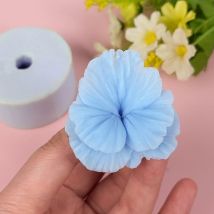 3D Viola Cornuta Blumenformen Blumen Seifenformen Silikon Kerzenform Hochzeit Geburtstag Valentinstag Ton Harz HC0602 ﻿