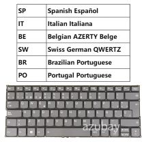 Tastiera per Lenovo YOGA 530-14IKB 530-14ARR 730-13IKB 730-13IWL brasiliano portoghese svizzero belga AZERTY italiano spagnolo
