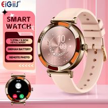 EIGIIS Smartwatch da donna Smartwatch sportivo con schermo ad alta definizione da 1,27 pollici con oltre 100 modalità sportive adatto per iOS e Android