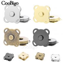 10set Nähen Metall Druckknöpfe Magnet Knöpfe Magnetische Befestigungen Verschlüsse Verschlüsse Schnallen für Kleidung Tasche DIY Handwerk Zubehör 10-18mm