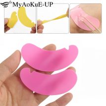 1 paar Wiederverwendbare Silikon Wimpern Pad Lash Verlängerung Patches U-Förmigen Design Wimpern Lift Gel Auge Pads Schönheit Make-Up werkzeuge