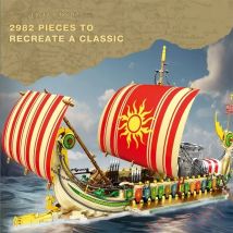 2896 stücke Kinder Bausteine Spielzeug für Griechischen Kriegsschiff für Riesenkrieg Kriegsschiff Modell Ziegel Desktop Dekoration Spielzeug Geschenke Sammlung