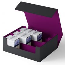 Aufbewahrungsbox für Sammelkarten, bietet Platz für mehr als 1800 Karten mit einem Ärmeln, Kartenbox aus PU-Leder mit Magnetverschluss, passend für TCG-Karten