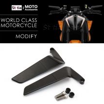 Motorrad Flügel Spiegel Rückspiegel Rotierenden NEUE Rück Seite Spiegel Für KTM 125 200 250 DUKE 390 690 790 890 990 SUPER DUKE 1290R