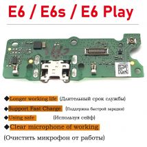 NEW Tested USB Repair Charging Port Dock Connector Microphone Board Flex Cable For Motorola Moto E6 Play / E6 / E6S / E6 Plus