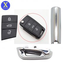 Xinyuexin Parte in metallo lucido Tastiera per Vw Gollf 7 MK7 per Skoda Octavia A7 per sedile remoto Keyless Auto Parte metallica per Golf Mk7