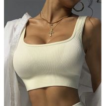 Cloud Hide Frauen Yoga Crop Top Sport-Bh Push-Up Unterwäsche Fitness Büstenhalter Bhs Athletische Weste Hemd Sport Laufsport