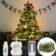 LED String Fairy Lichter 5M-30M USB/Batterie Fernbedienung Kupfer Grün Draht LED Lampen Für hochzeit Weihnachten Baum Girlande Party Decor