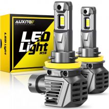 AUXITO 2szt 22000LM Turbo H8 H11 LED Reflektor 120W Super Bright 6500K Canbus 9005 HB3 9012 HIR2
