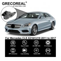 GRECOREAL 4K Dash Cam vorne und hinten 2160P WiFi Dual Dashcam APP Control Plug Play kompatibel mit Mercedes Benz CLS C218 X218