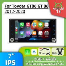 Autoradio 7 "Stereo 2Din Android Schermo Multimediale per Toyota GT86 GT 86 2012-2020 Wireless Carplay Android Auto unità principale GPS