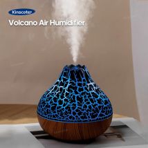 Volcano Luftbefeuchter 300 ml Desktop USB Wassernebeldiffusor Luftreiniger Lufterfrischer Vernebler mit buntem Umgebungsnachtlicht
