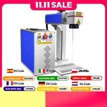VEVOR 30/50W Macchina per marcatura laser a fibra Incisore laser per metallo Acciaio inossidabile Taglio Oro Argento Anello Gioielli