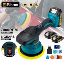 Gismo 8Gear Display Digitale Cordless Lucidatrice Per Auto Lucidatrice Elettrica Auto Car Ceretta Lucidatrice Per Makita 18V Batteria Spille