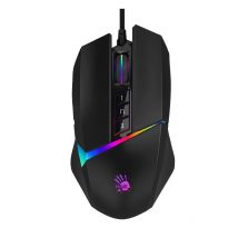 A4TECH Bloody W60MAX Game Mouse, 15-Zone RGB Animation, Preloaded 5 RGB Lighting Effects, 2000Hz Report Rate