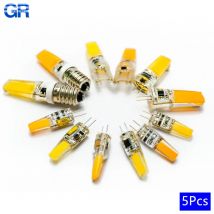 5Pcs Super Helle E14 G4 G9 LED Glühbirne 3W 6W AC/DC12V 220V 230V Silikon Lampe Konstante Power Licht LED Beleuchtung G9 COB Lampen