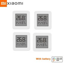 Termometr Xiaomi Mijia 2, czujnik temperatury i wilgotności Bluetooth, miernik wilgotności, inteligentny ekran LCD, cyfrowa aplikacja Mijia