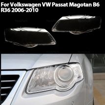 Scheinwerfer Abdeckung Für VW Passat Magotan B6 R36 2006-2010 Transparente Gehäuse Front Scheinwerfer Objektiv Shell Glas Lampe abdeckung