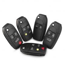 KEYYOU Modified Flip Folding Smart Remote Car Key Shell Fob Case For Volvo S40 S60 S70 S80 V40 V70 XC90 XC70 2 3 4 5 Buttons