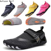 Wasserschuhe Männer Frauen Strand Aqua Schuhe Schnell trocknend Kinder Barfuß Upstream Wandern Eltern-Kind Waten Turnschuhe Schwimmschuhe