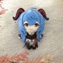 20 cm Anime Genshin Impact Ganyu Plüschpuppe Kissen Spielzeug Kawaii Kazuha Plüschtiere Geschenk für Kinder