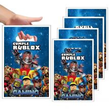 10/20/30pcs Roblox Gioco Festa di Compleanno Sacchetti Regalo di Caramelle Sacchetto di Plastica Decorazione Della Festa di Buon Compleanno Per Bambini Adulti Bomboniere Regali
