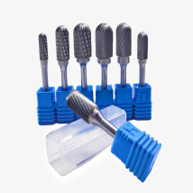 Jrealmer 1 Stück C Typ 6 mm Schaft Wolframkarbid-Frässtifte Fräser Drehwerkzeug Grat Rotary Dremel