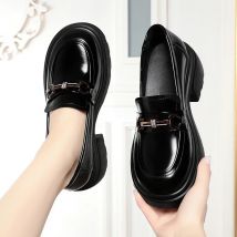 Neue Frühling Herbst beliebte Mode elegante Damen Slipper dicke Sohle High Heel Metall dekorative zunehmende Einzels chuhe