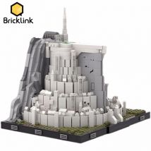 Bircklink ideen stadthaus film könig von ring gondor minas tirith schloss architektur straßen ansicht modell bausteine kinds pielzeug