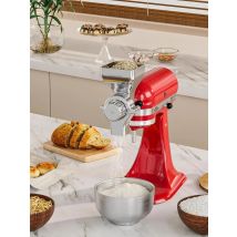 All Metal Grain Mill Attachment Fit for KitchenAid Stand Mixer, 12-Level Adjustable Flour Mill Grain Grinder for Kitchenaid, Fit