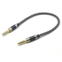 Neues 7N OCC Silber 4,4 mm symmetrisches Stecker auf 4,4 mm symmetrisches Stecker Audio-Adapterkabel 4,4 Stecker auf Stecker Adapter