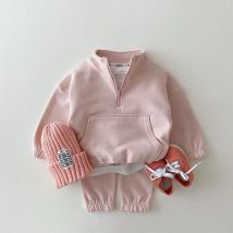 Vestiti della ragazza del neonato Set neonato top in cotone giacca pantaloni tuta bambino felpa pantaloni abbigliamento 2 pz/set tuta